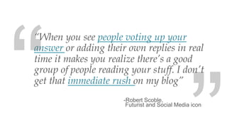 Mediated 
Self 
On average we have 7.4 social channels and project a
different self on each one. The value to us is in expressing our
being, and having that desire validate by others. The Power
of a Like!
	
  
 