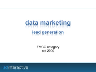 FMCG category oct 2009 