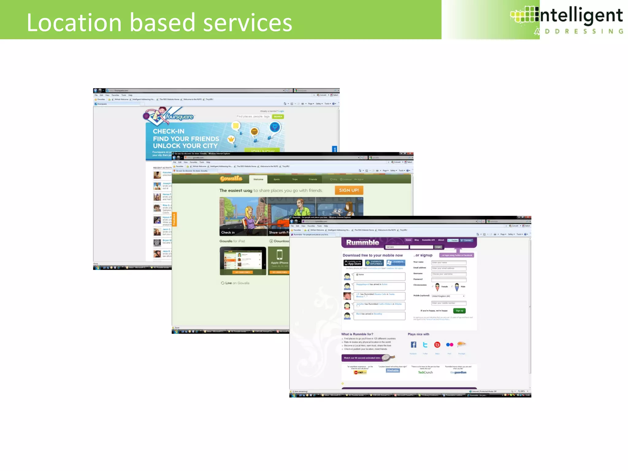 Location based services 