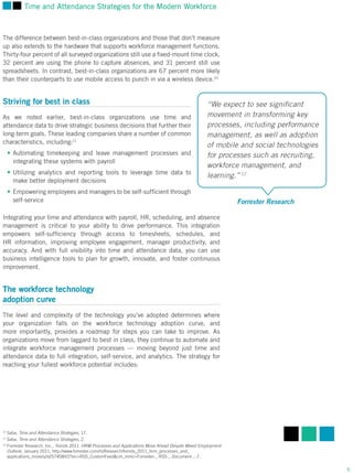 Time and Attendance Strategies for the Modern Workforce | PDF