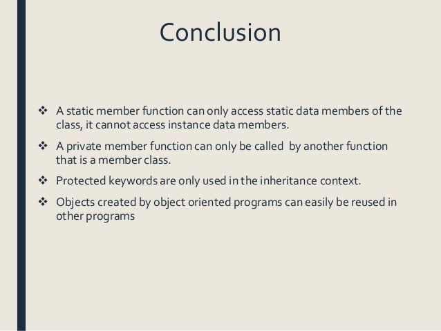 Data members and member functions