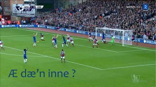 Dette er tittelen på presentasjonen 11
Æ dæ’n inne ?
 