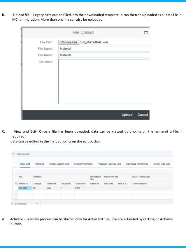 Data Migration in SAP S/4 HANA via Migration Cockpit