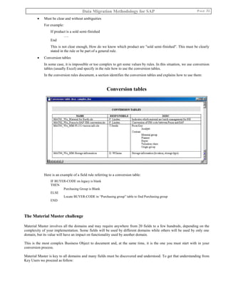 Data migration methodology for sap v2 | PDF