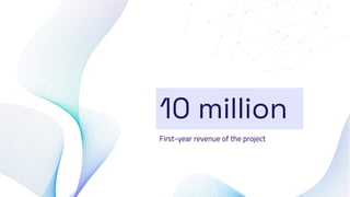 10 million
First-year revenue of the project
 