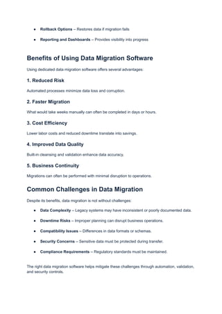 Data Migration Software – All You Need to Know About Data Migration ...