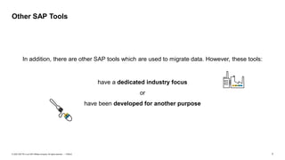 Data Migration Tools for the MOVE to SAP S_4HANA - Comparison_ MC _ RDM ...