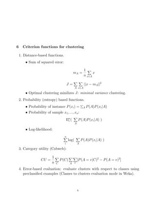 clustering in DataMining and differences in models/ clustering in data ...