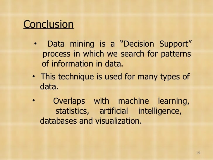 data mining research paper conclusion