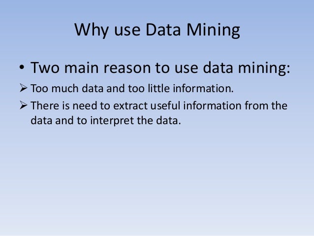 important and application of data mining 5 important future trends in data mining businesses which have been slow in adopting the process of data mining are now catching up with the others extracting important information through the process of data mining is widely used to make critical business decisions. important and application of data mining 5 important future trends in data mining businesses which have been slow in adopting the process of data mining are now catching up with the others extracting important information through the process of data mining is widely used to make critical business decisions.