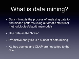 Data mining | PPT