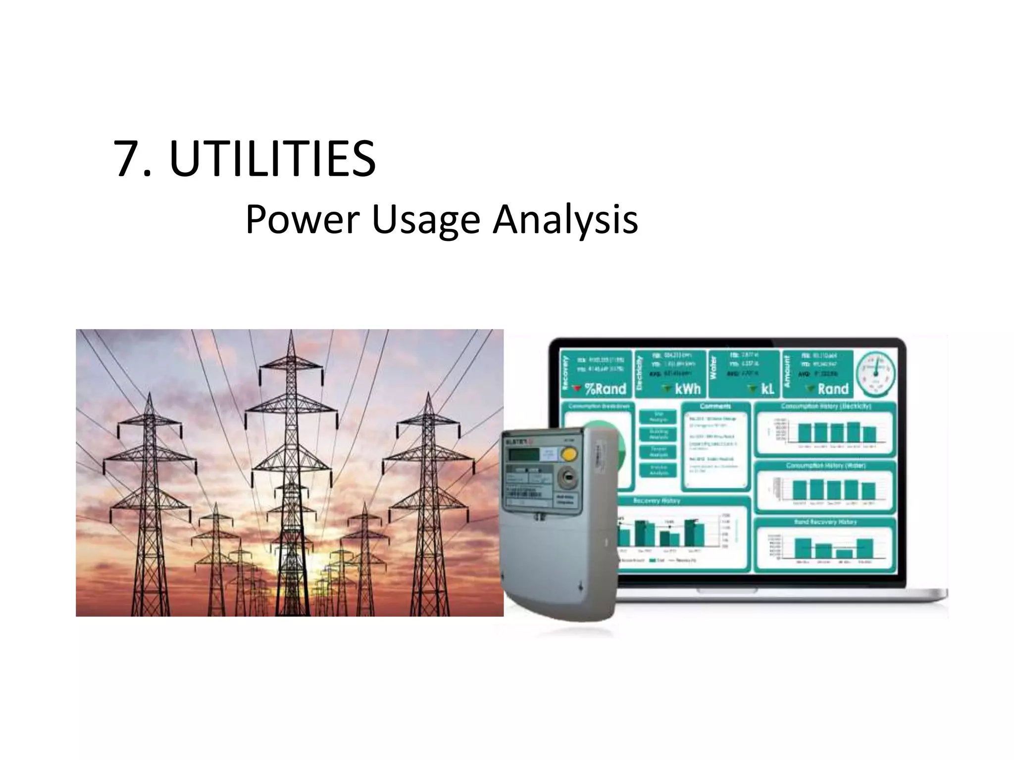 7. UTILITIES
Power Usage Analysis
 