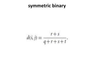 symmetric binary
 