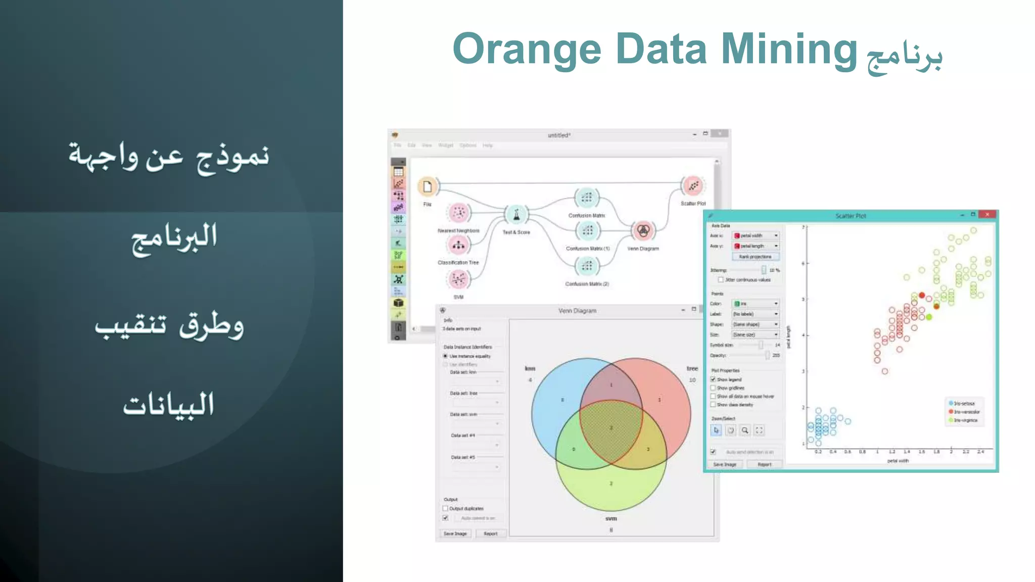 ‫برنامج‬
Orange Data Mining
 