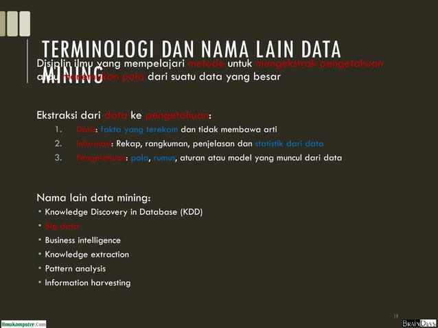 Pengantar Data Mining dan contoh penggunaannya.pptx