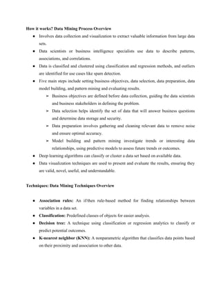 Understanding Data Mining: Benefits, Challenges, and How AI & ML Help | PDF