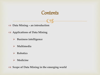 Data mining | PPT