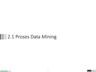 2.1 Proses Data Mining
5
 