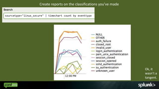 Create reports on the classifications you’ve made




                                                    Ok, it
         ...