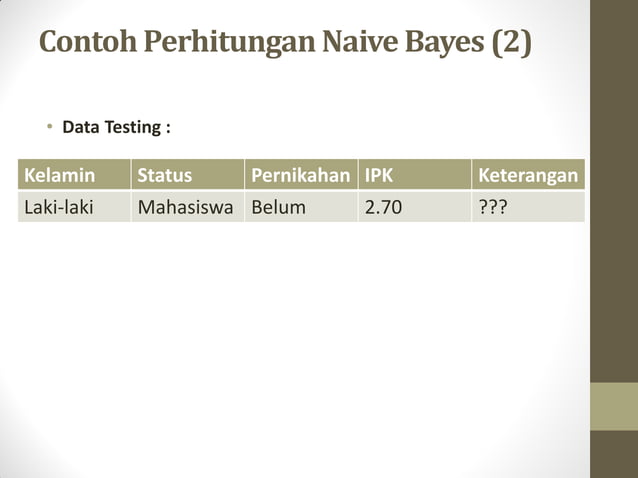 Data Mining - Naive Bayes | PDF