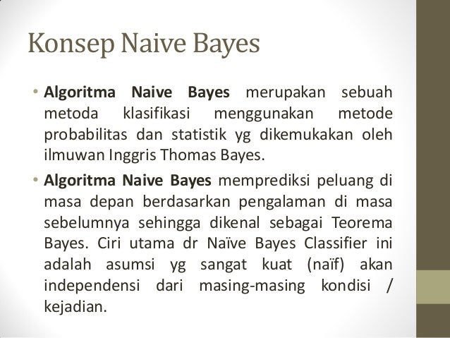 Data Mining Naive Bayes