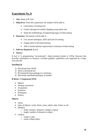 Data mining and data warehouse lab manual updated | PDF
