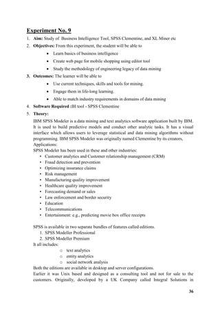 Data mining and data warehouse lab manual updated | PDF