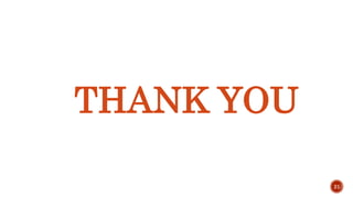 THANK YOU
21
 