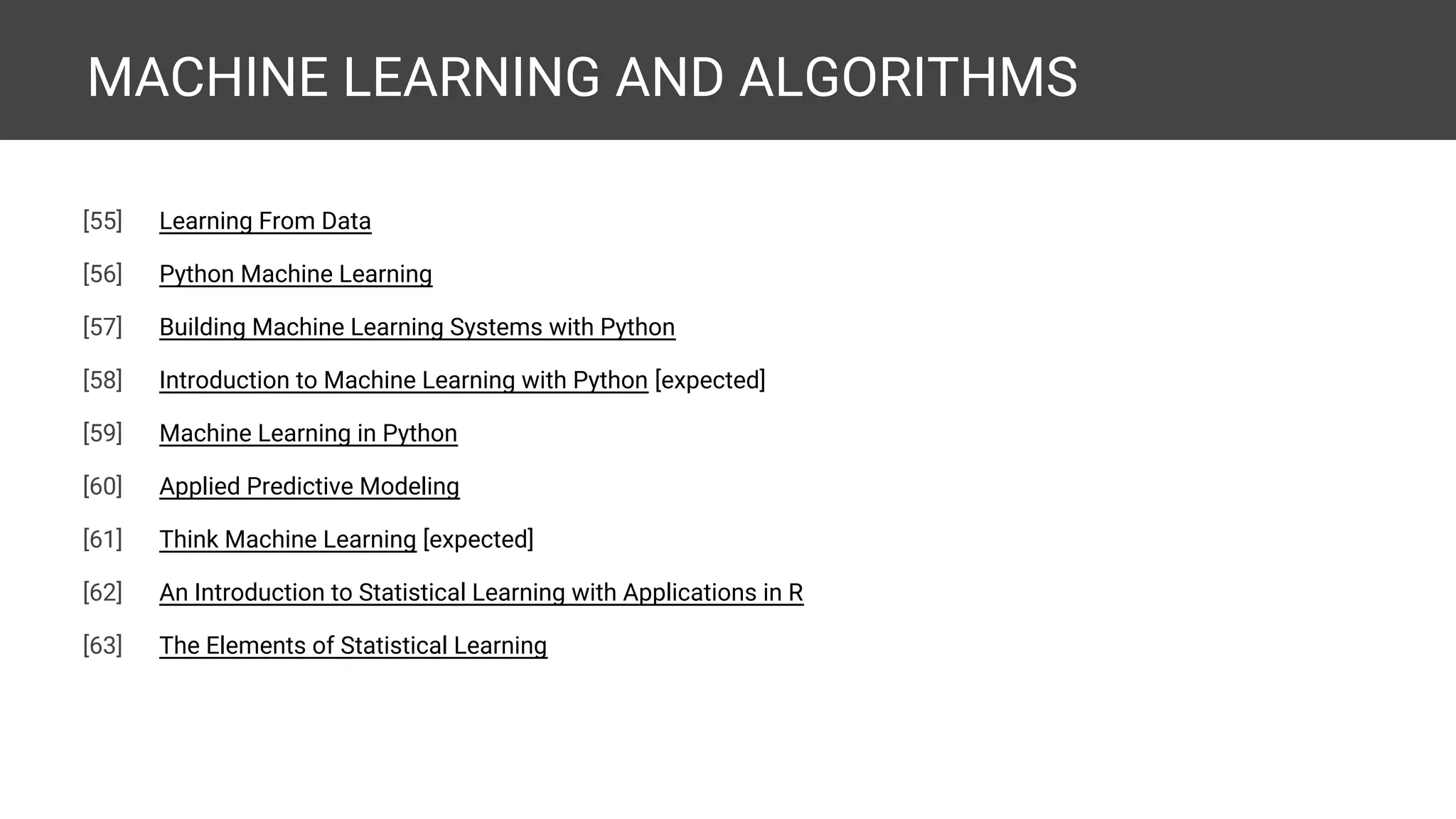 DATA VISUALIZATION [64] Visualizing Data [65] Making Sense of Data 