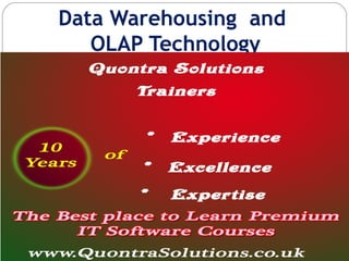 November 17, 20141
Data Warehousing and
OLAP Technology
 