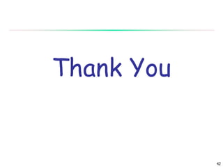 Thank You
42
 