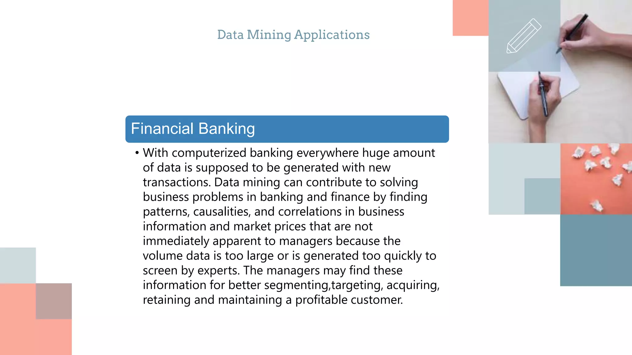 Data Mining & Applications | PPTX | Databases | Computer Software and ...