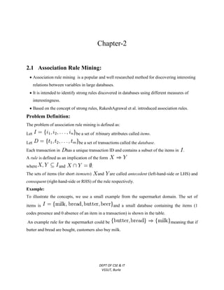 Data Mining & Data Warehousing Lecture Notes | PDF