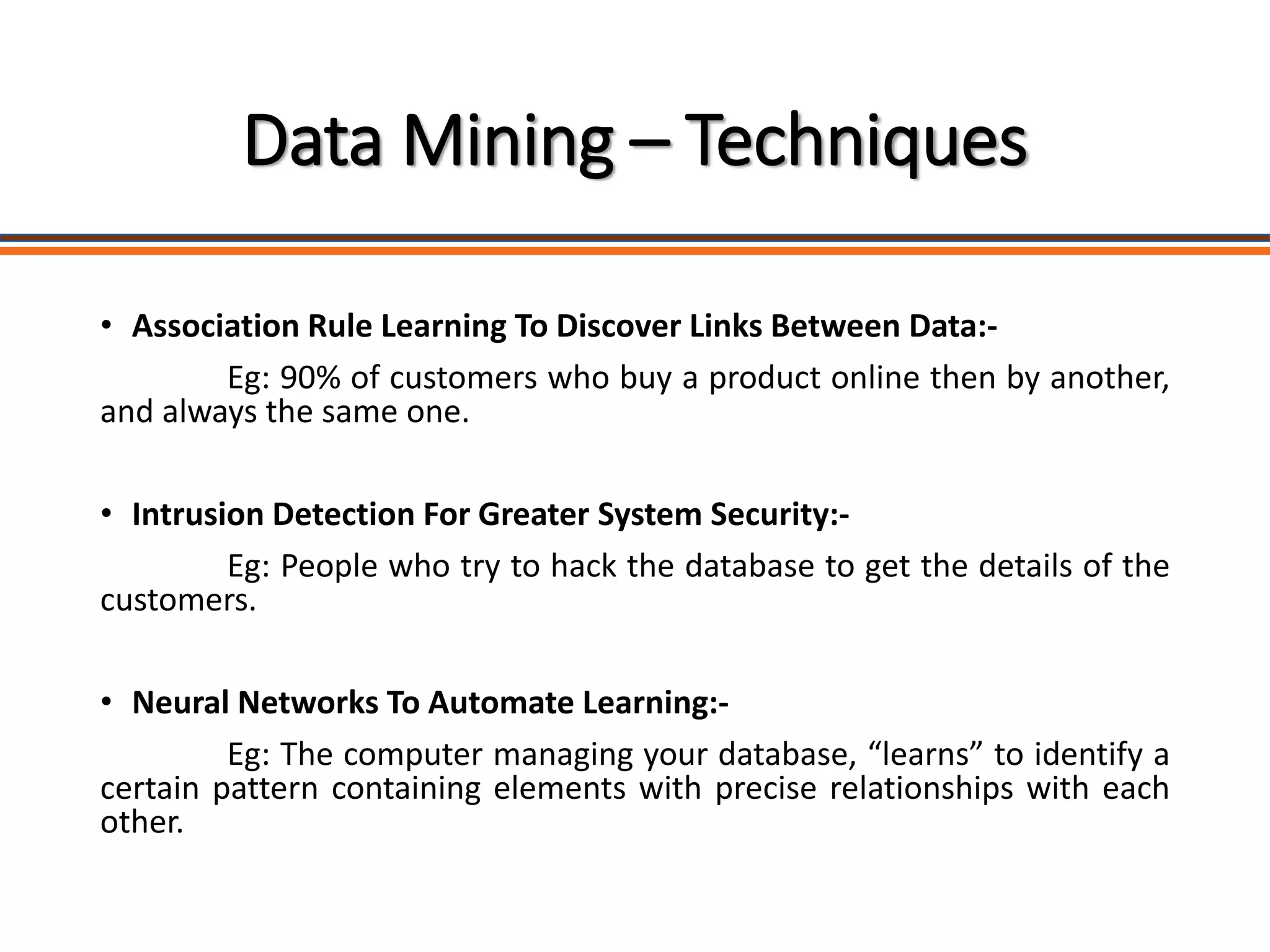 Data Mining in Marketing | PPTX | Databases | Computer Software and ...