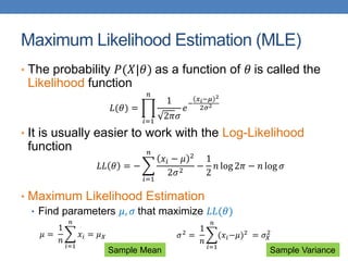 Mle Likelihood Function Data Mining Lecture_7.pptx