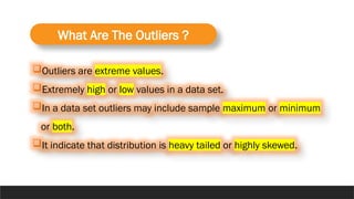 Data Mining Outliers for computer engineering students | PPTX