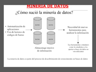 MINERIA DE DATOS
 