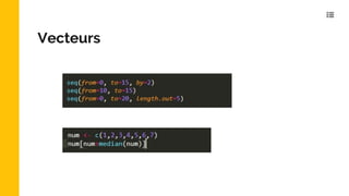Vecteurs
 