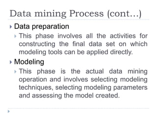 Data mining (prefinals) | PPT