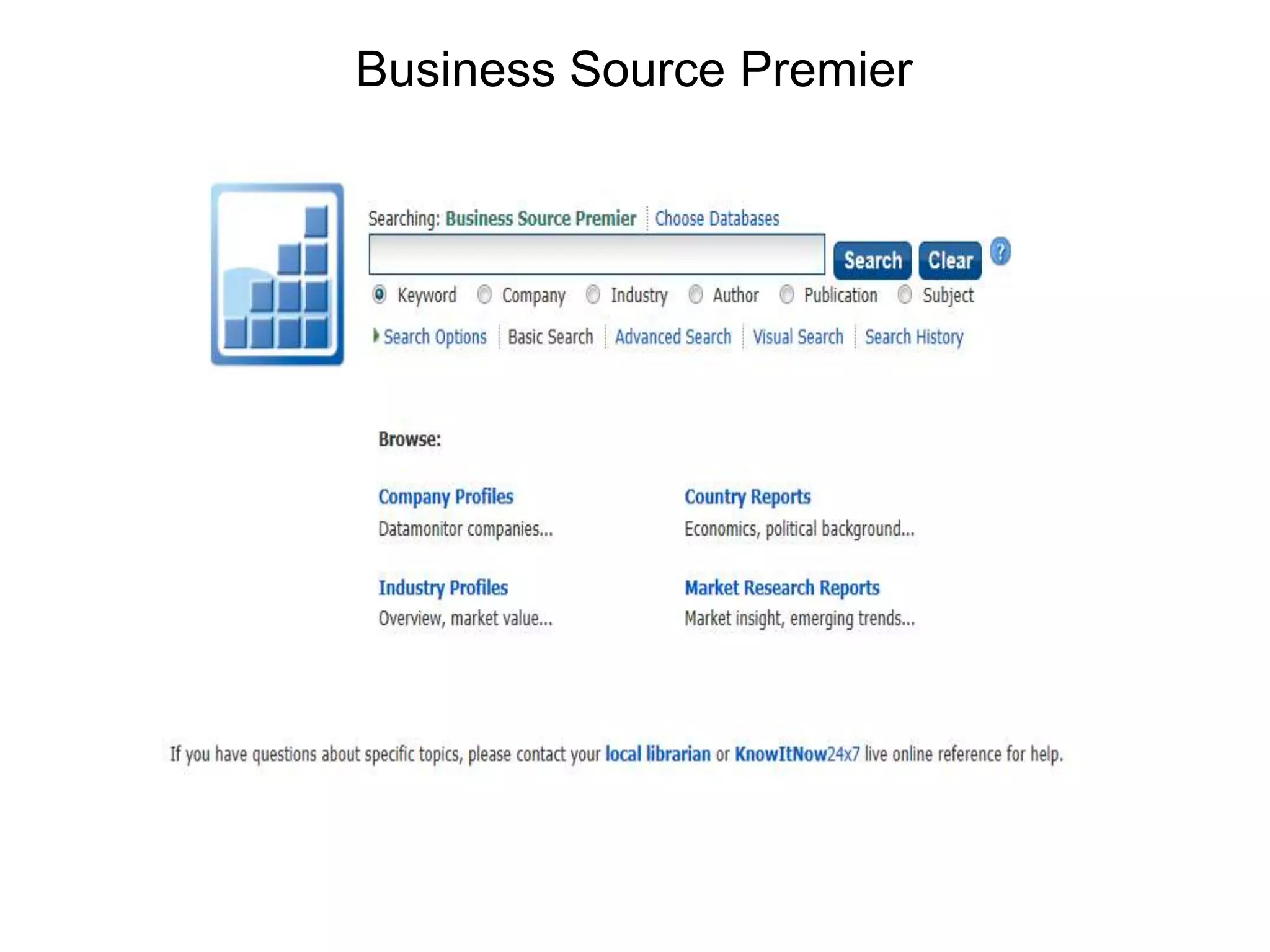 Business Source Premier
 