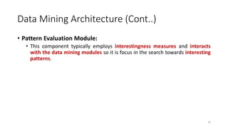 DATA MINING BASIC INTRODUCTION OF ALL THE STAGES | PDF