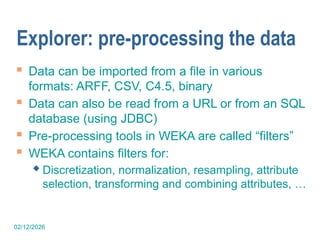 Weka Tool Description and Implementation | PPTX