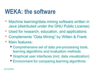 Weka Tool Description and Implementation | PPTX