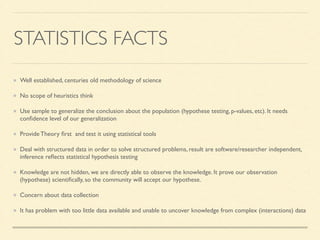 Data Mining vs Statistics | PDF