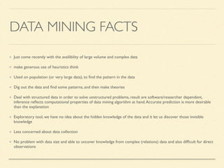 Data Mining vs Statistics | PDF