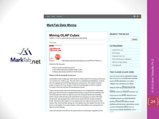 © 2010 Mark Tabladillo Ph.D.
24
 