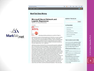 © 2010 Mark Tabladillo Ph.D.
4
 