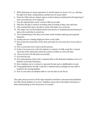 Prepare data for extraction without filter.