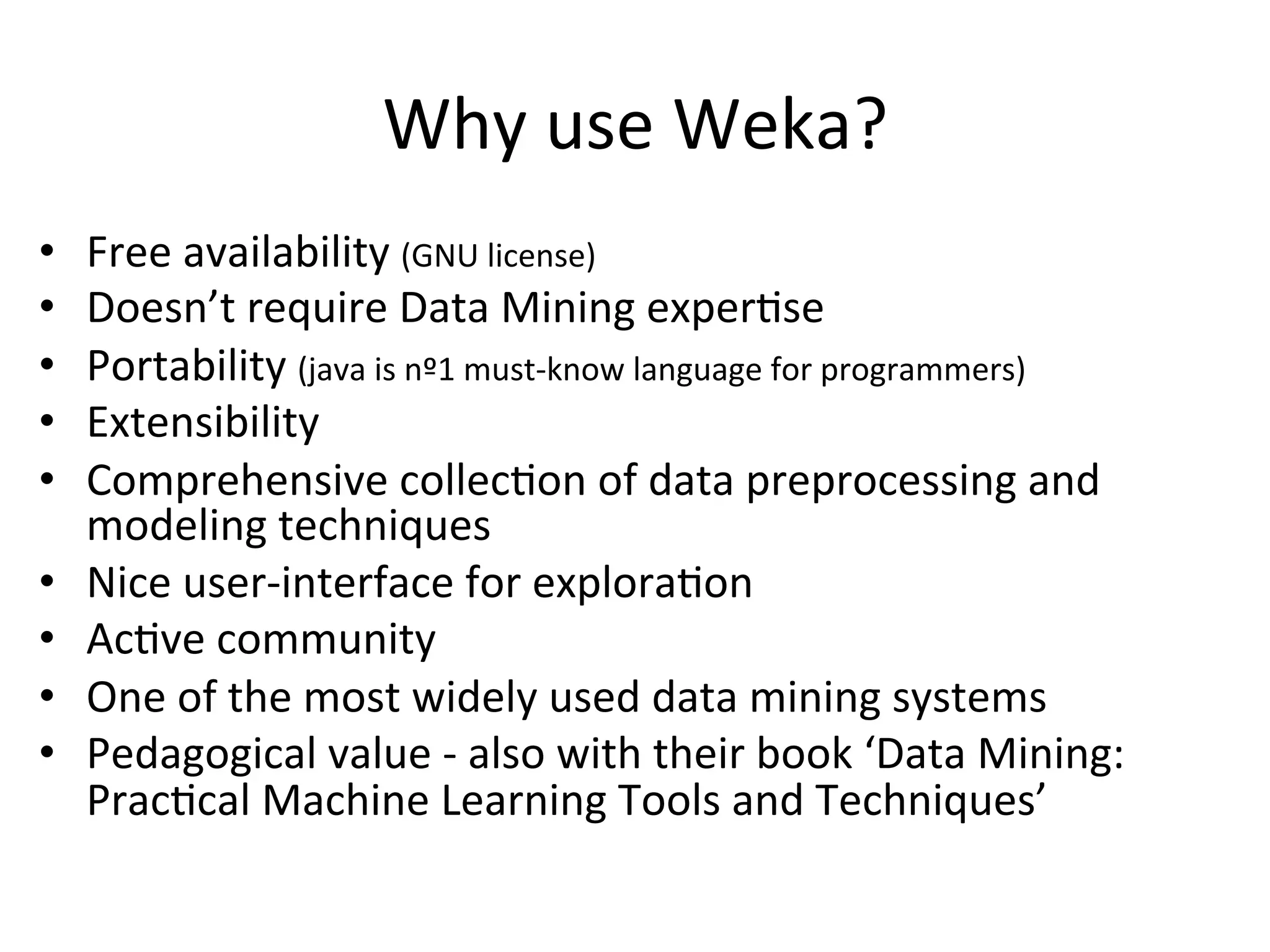 Data mining with Weka | PDF