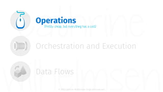 © 2022 Cathrine Wilhelmsen (hi@cathrinew.net)
Operations
(Pretty cheap, but everything has a cost)
Orchestration and Execu...